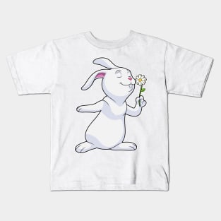 Rabbit with Daisy Kids T-Shirt